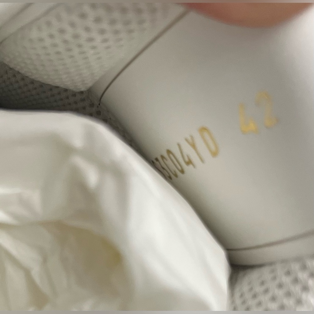 Valentino White Perforated V-Logo Sneakers - Picture 10 of 14